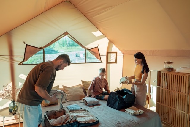 persons glamping